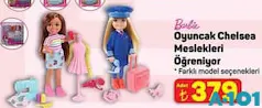 BARBİE OYUNCAK CHELSEA MESLEKLERİ ÖGRENİYOR